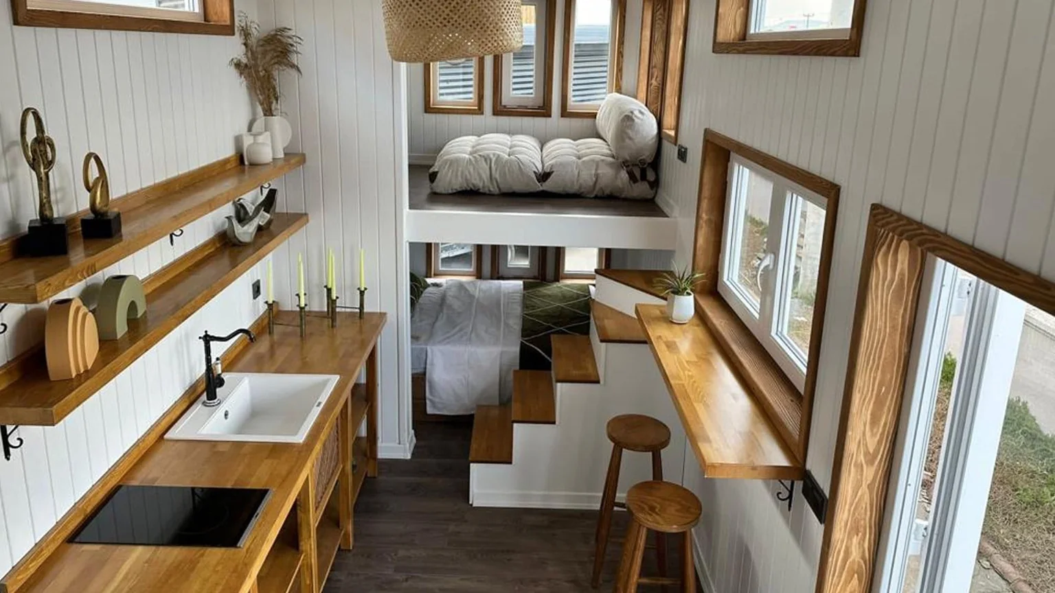 Global Investment tiny house proje ve iç mekân görseli 10